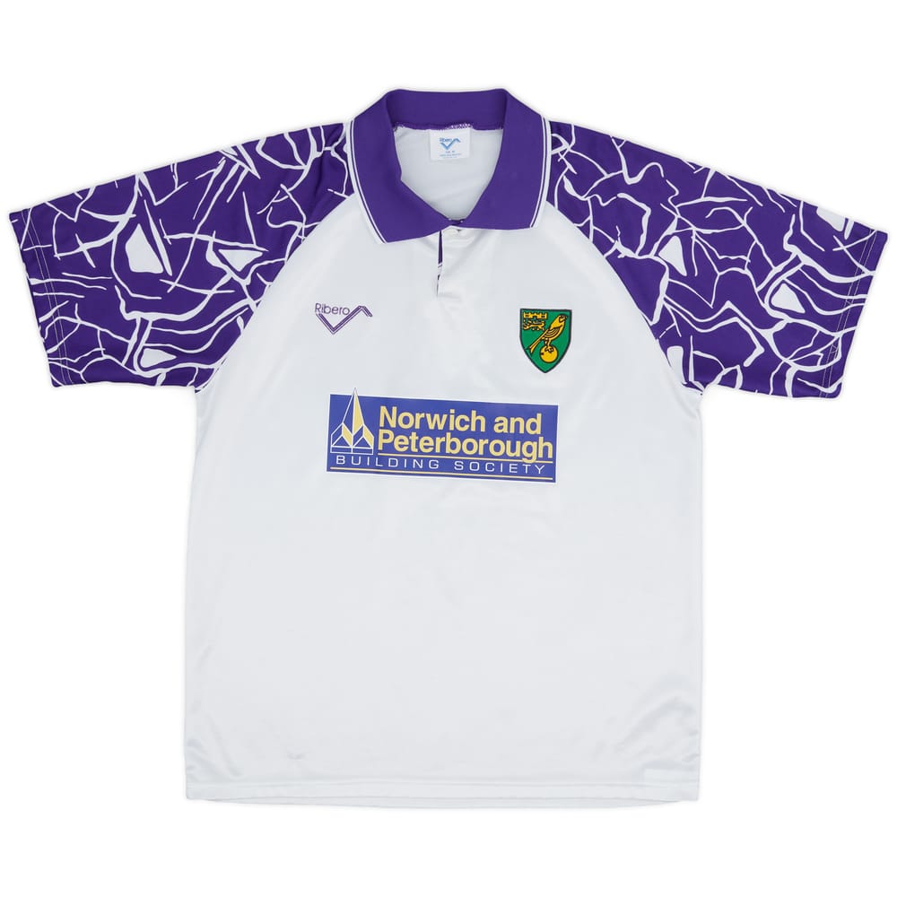 1992-94 Norwich Away Shirt - 9/10 - (M)