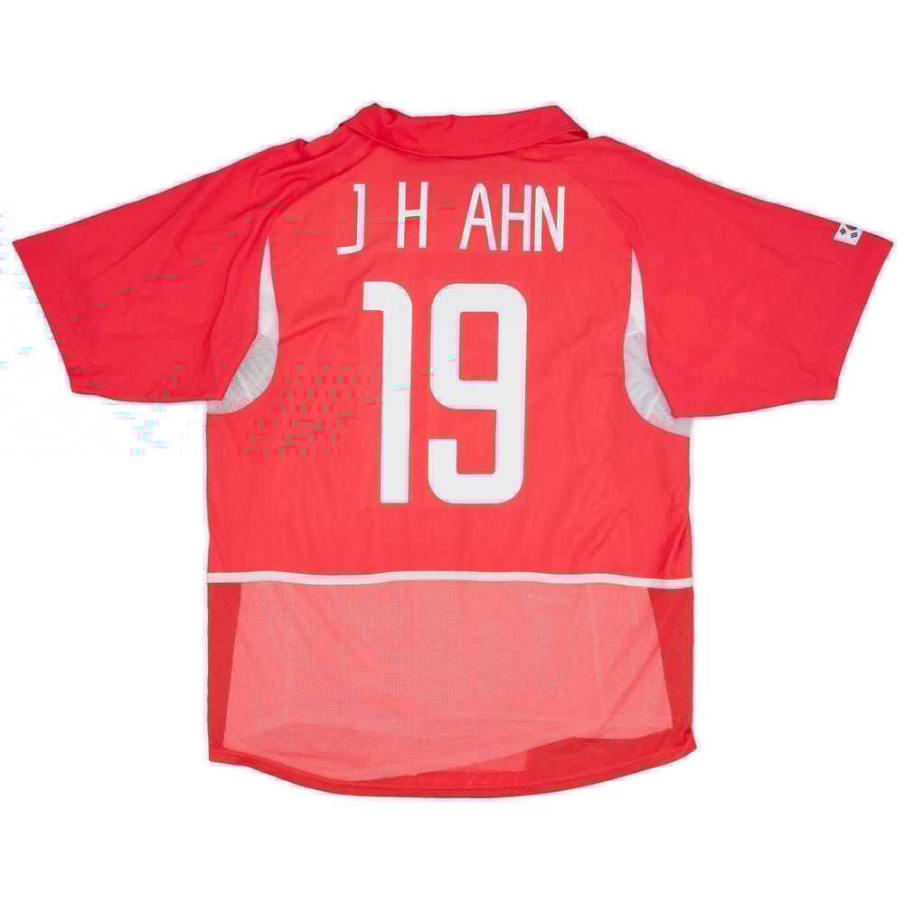 2002-03 South Korea Player Issue Home Shirt J.H.Ahn #19 - 8/10 - (XL)