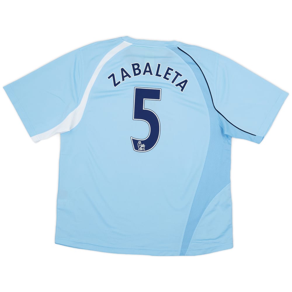 2008-09 Manchester City Home Shirt Zabaleta #5 - 9/10 - (XL)