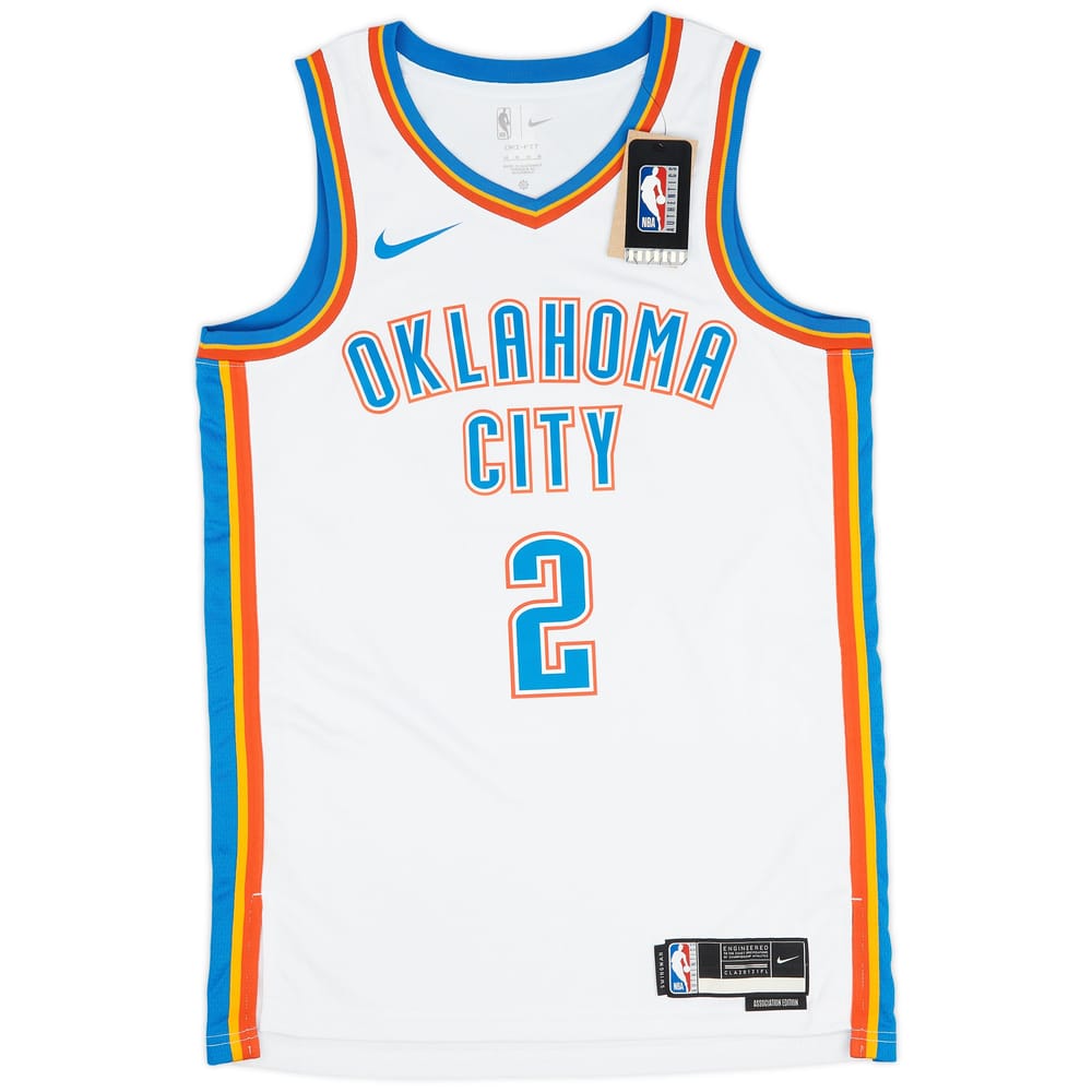 2019-23 Oklahoma City Thunder Shai #2 Nike Swingman Jersey (Home) S - W/Tags
