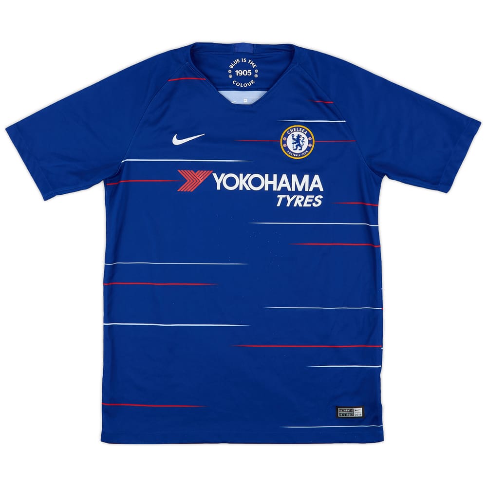 2018-19 Chelsea Home Shirt - 7/10 - (XL.Boys)