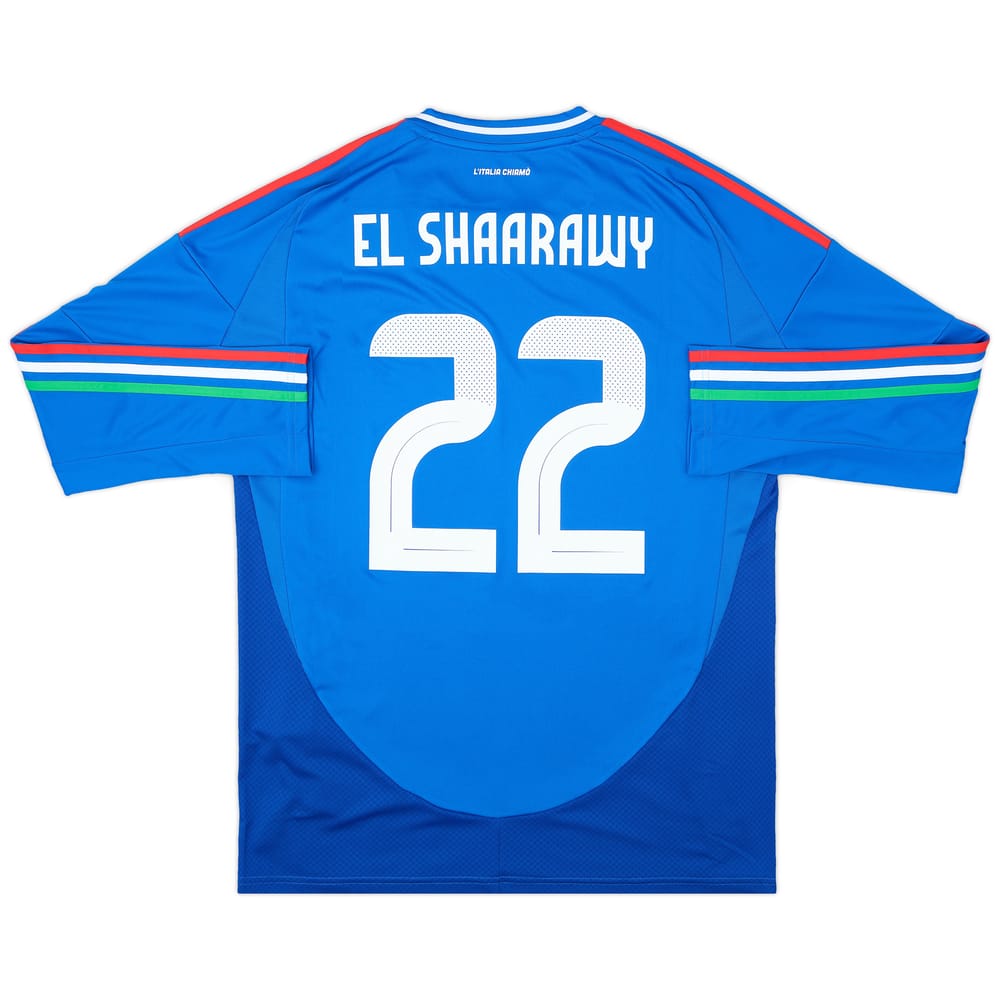 2024-25 Italy Home L/S Shirt El Shaarawy #22