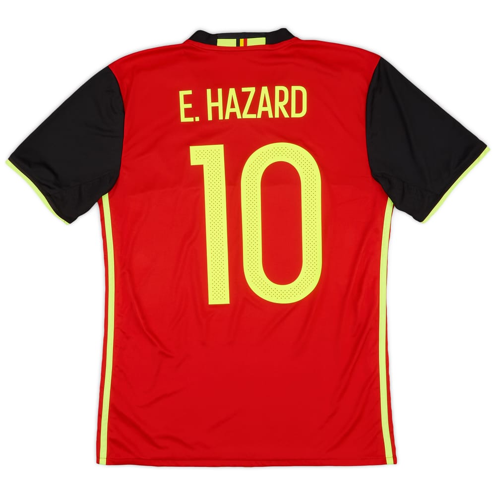 2016-17 Belgium Home Shirt E.Hazard #10- 7/10- (S)