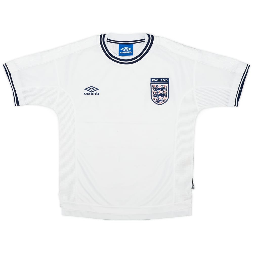 1999-01 England Home Shirt - 8/10 - (Y)