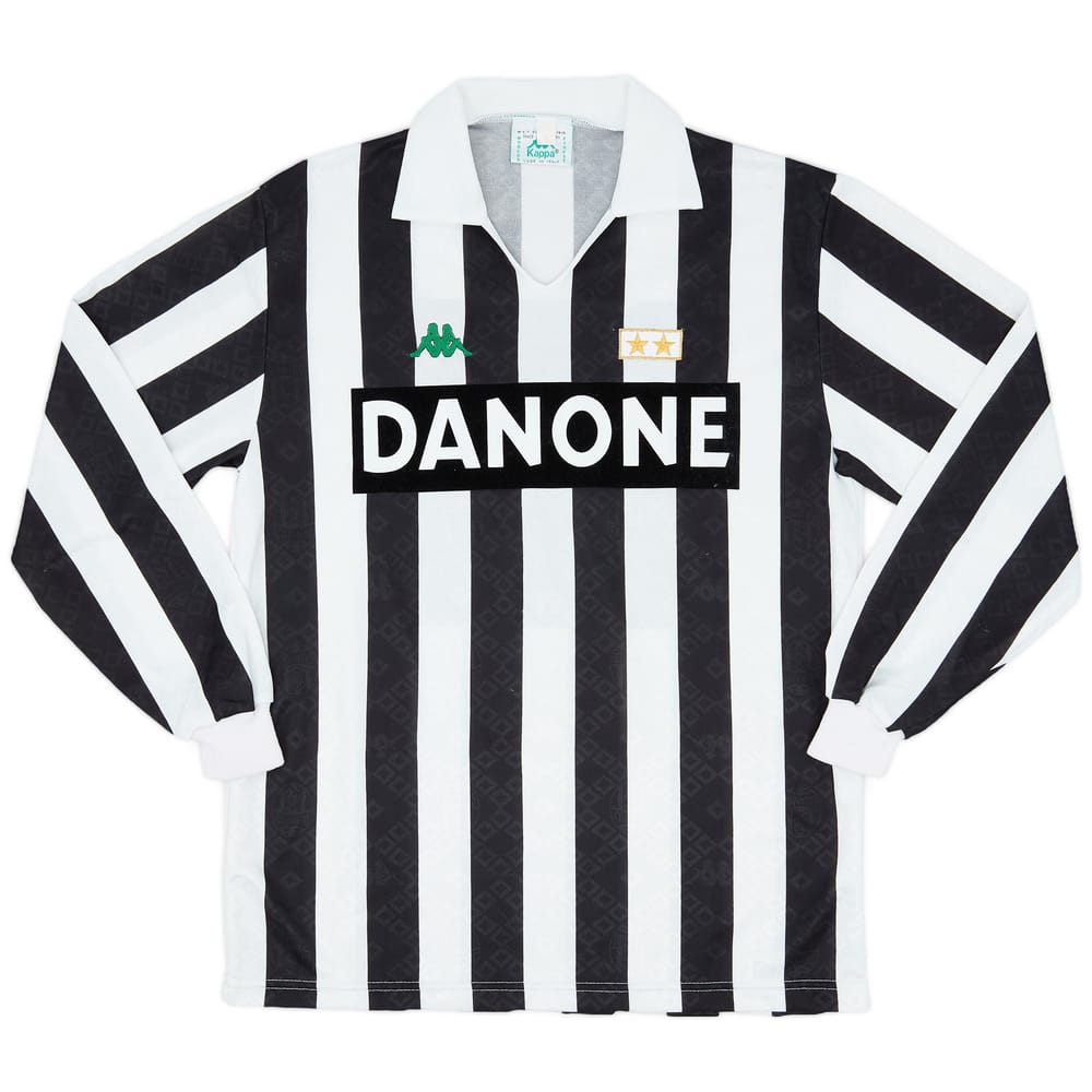1992-94 Juventus Home L/S Shirt - 7/10 - (XL)