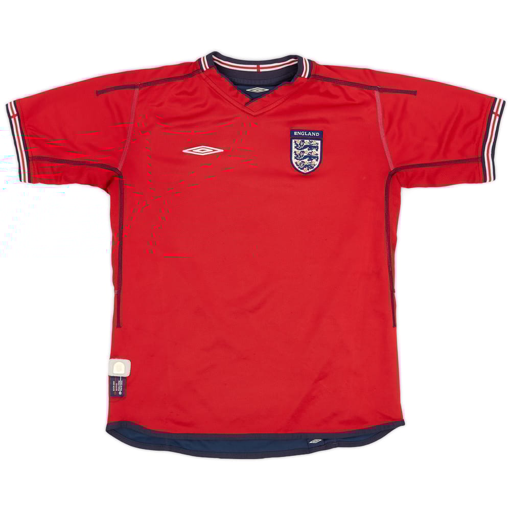 2002-04 England Away Shirt - 8/10 - (XL.Boys)
