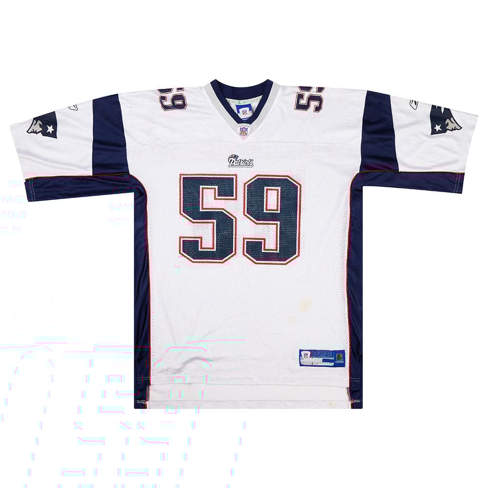 2005-06 New England Patriots Colvin #59 Reebok On Field Jersey (Away) XL
