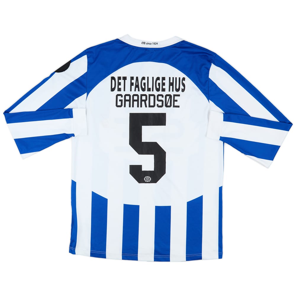 2011-12 Esbjerg Home L/S Shirt - 7/10 - (XL)