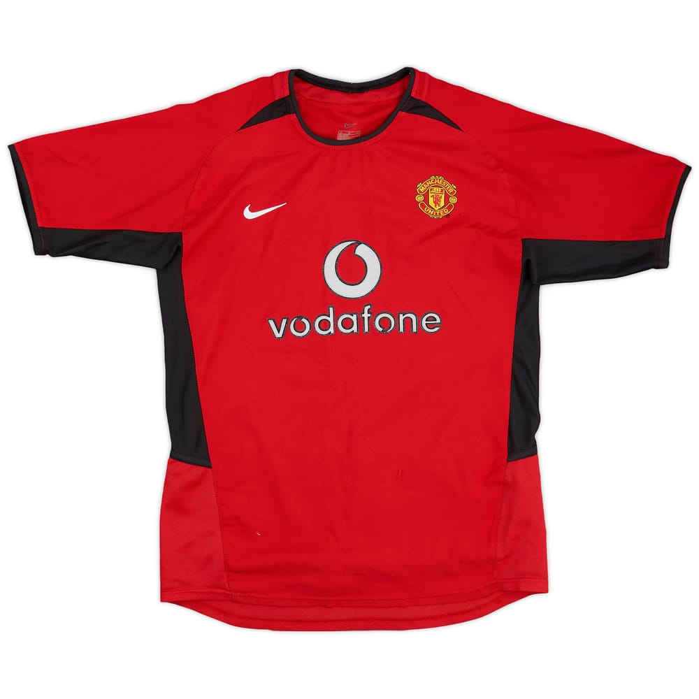 2002-04 Manchester United Home Shirt - 6/10 - (L.Boys)