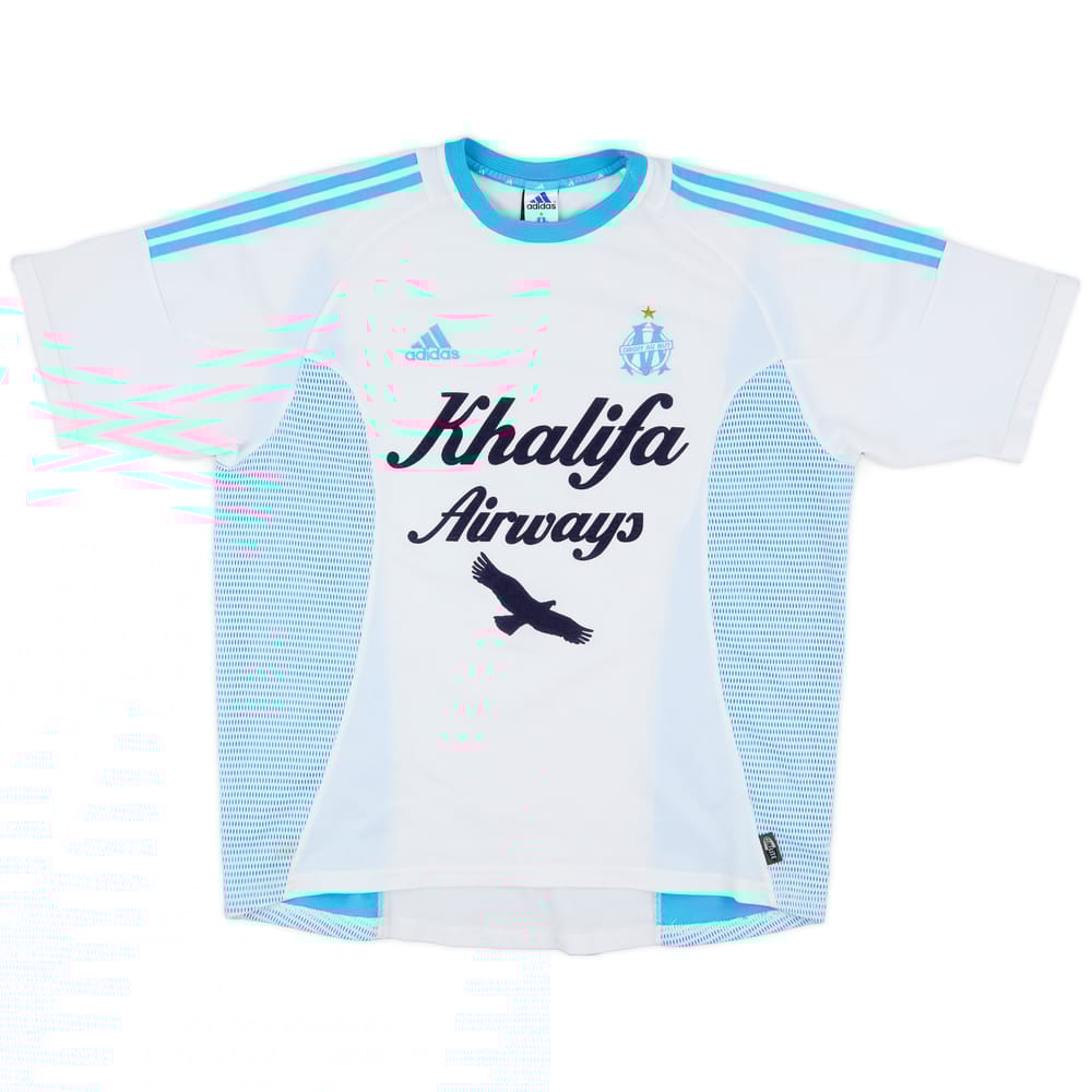 2002-03 Olympique Marseille Home Shirt - 7/10 - (XL)