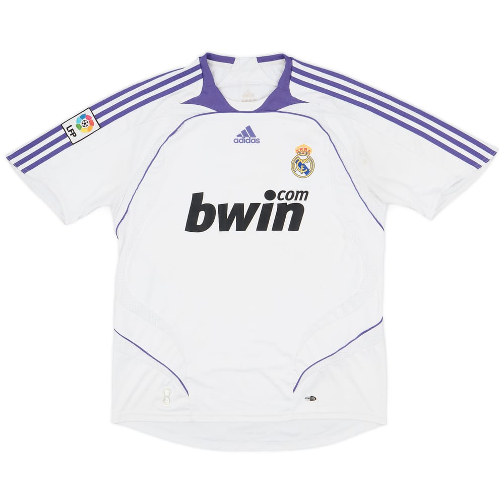 2007-08 Real Madrid Home Shirt - 5/10 - (L)