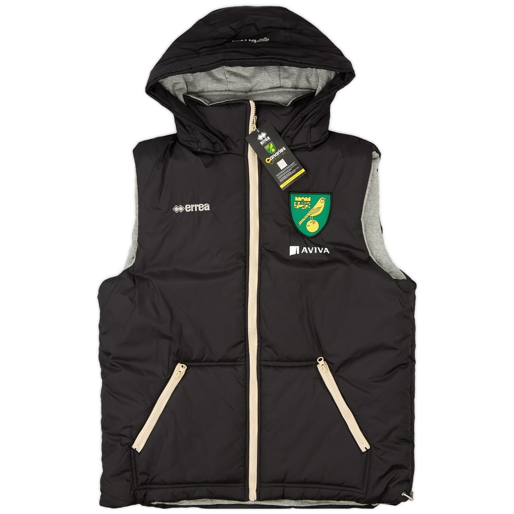 2013-14 Norwich Errea Padded Gilet/Vest