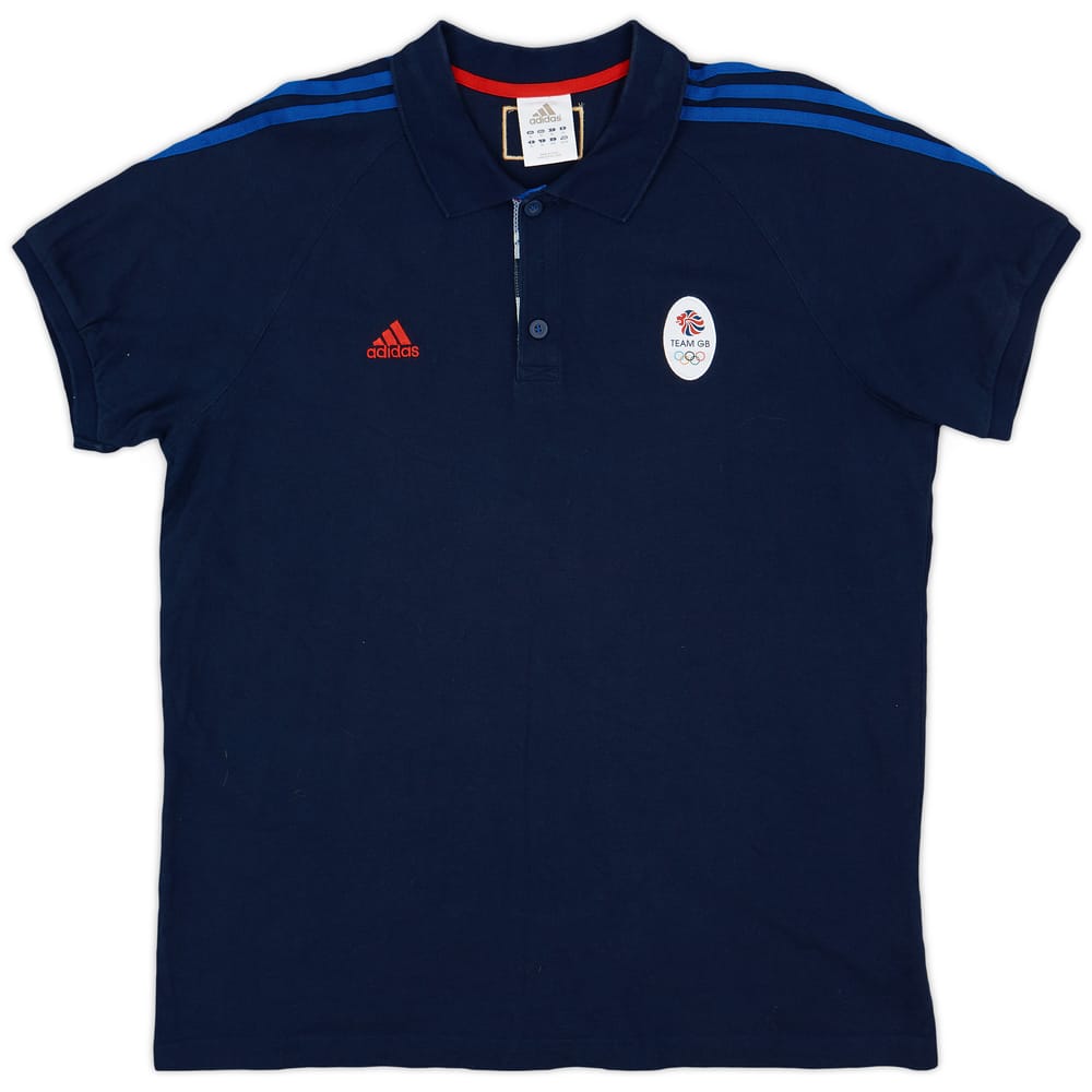 2012-13 Team GB adidas Polo Shirt - 8/10 - (XL)