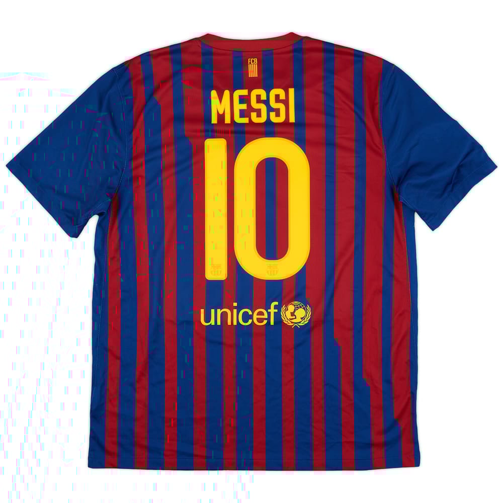 2011-12 Barcelona Home Shirt Messi #10 - 8/10 - (XL)