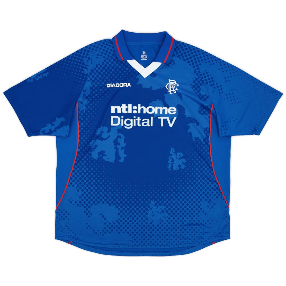 2002-03 Rangers Home Shirt - 9/10 - (XXL)