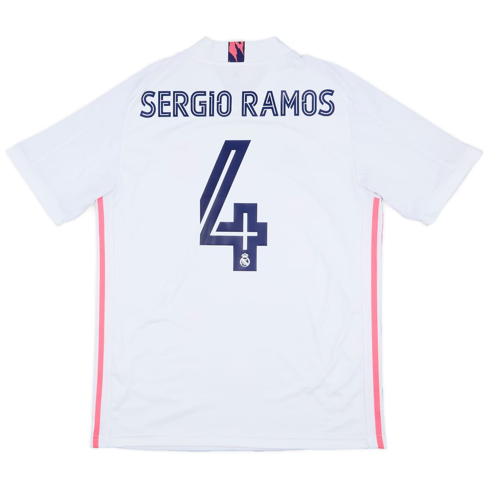 2020-21 Real Madrid Home Shirt Sergio Ramos #4 - 9/10 - (L)