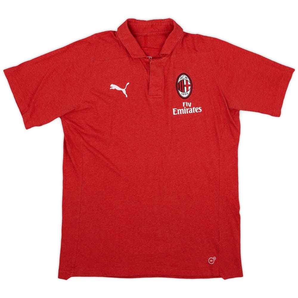 2019-20 AC Milan Puma Polo Shirt - 9/10 - (L)