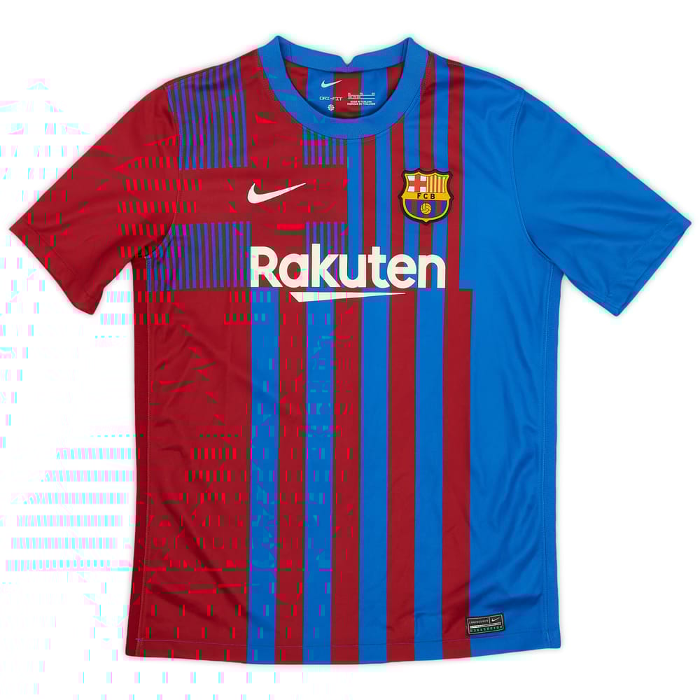 2021-22 Barcelona Home Shirt - 9/10 - (XL.Boys)