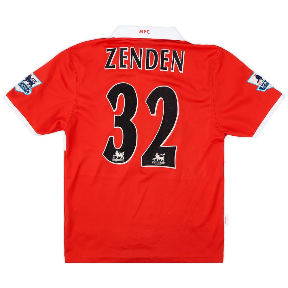 2004-05 Middlesbrough 'Carling Cup Winners' Home Shirt Zenden #32 - 8/10 - (L.Boys)