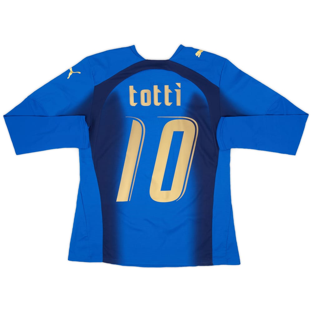 2006 Italy Home Shirt Totti #10 (Women's L)