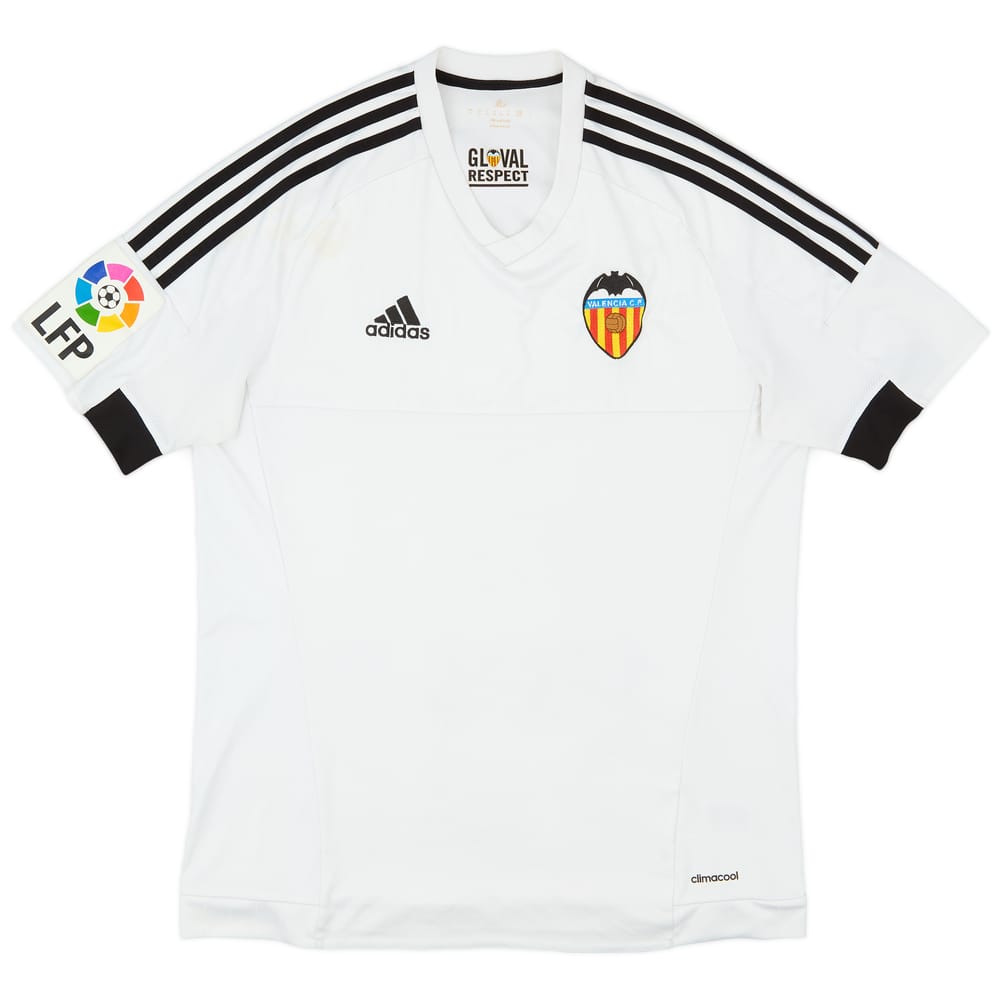 2015-16 Valencia Home Shirt - 8/10 - (M)