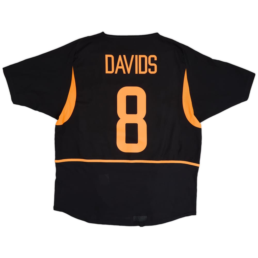 2002-04 Netherlands Away Shirt Davids #8 - 9/10 - (L)