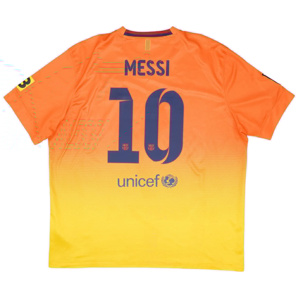 2012-13 Barcelona Away Shirt Messi #10 - 7/10 - (XXL)