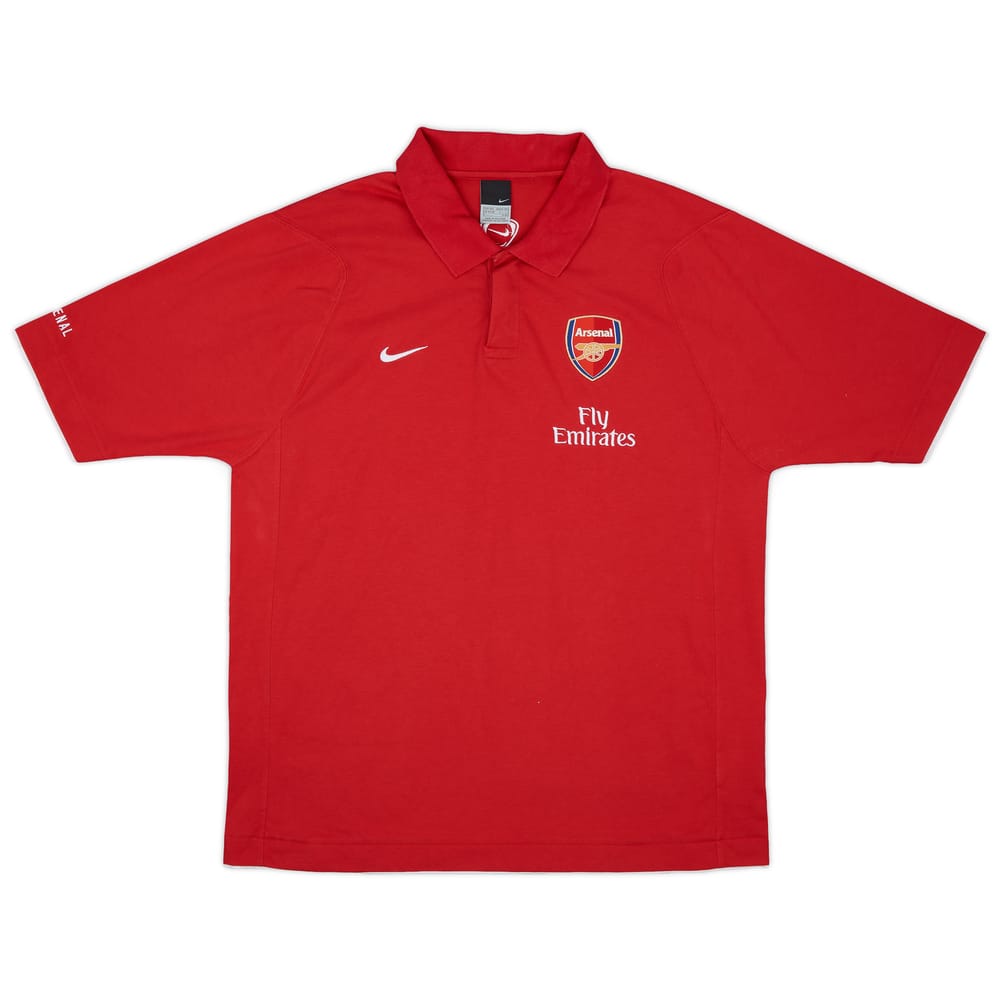 2006-07 Arsenal Nike Polo Shirt - 8/10 - X(XL)