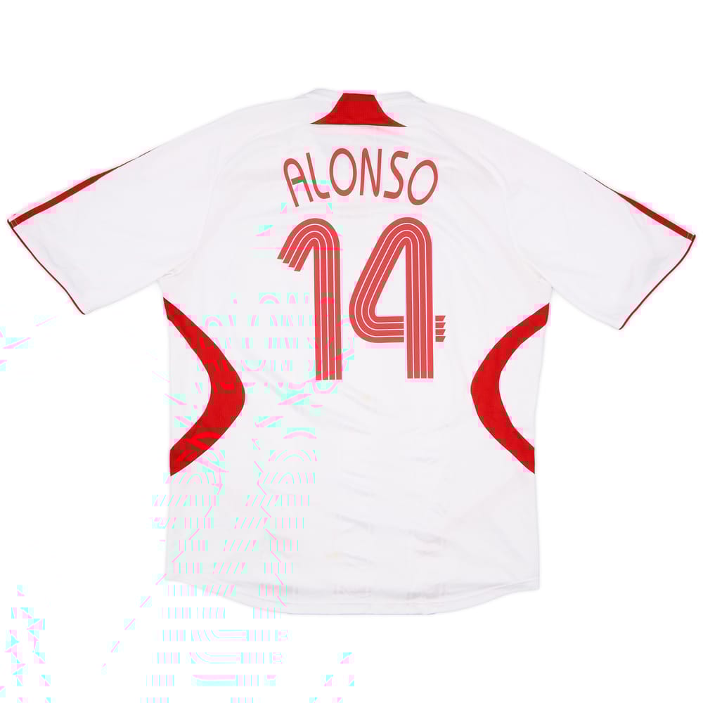 2007-08 Liverpool Away Shirt Alonso #14 - 5/10 - (XXL)