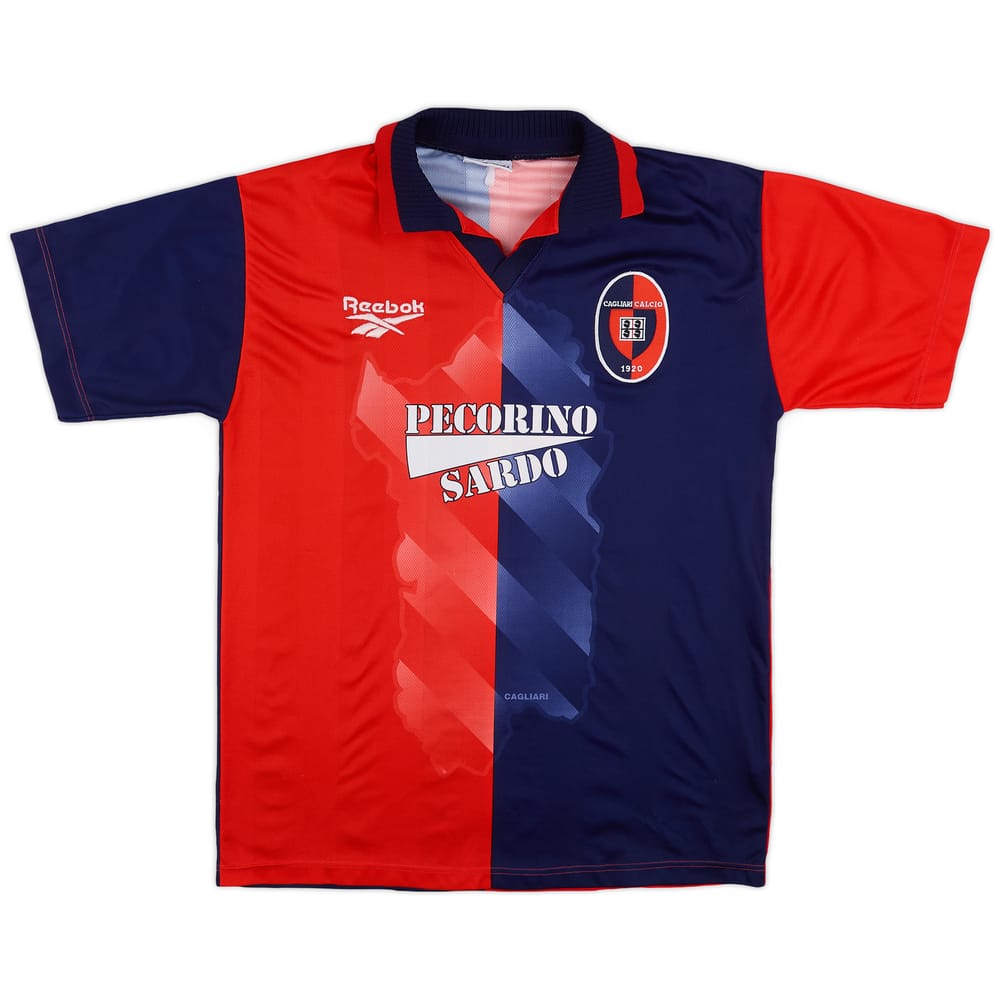 1996-98 Cagliari Home Shirt #3 - 7/10 - (L)
