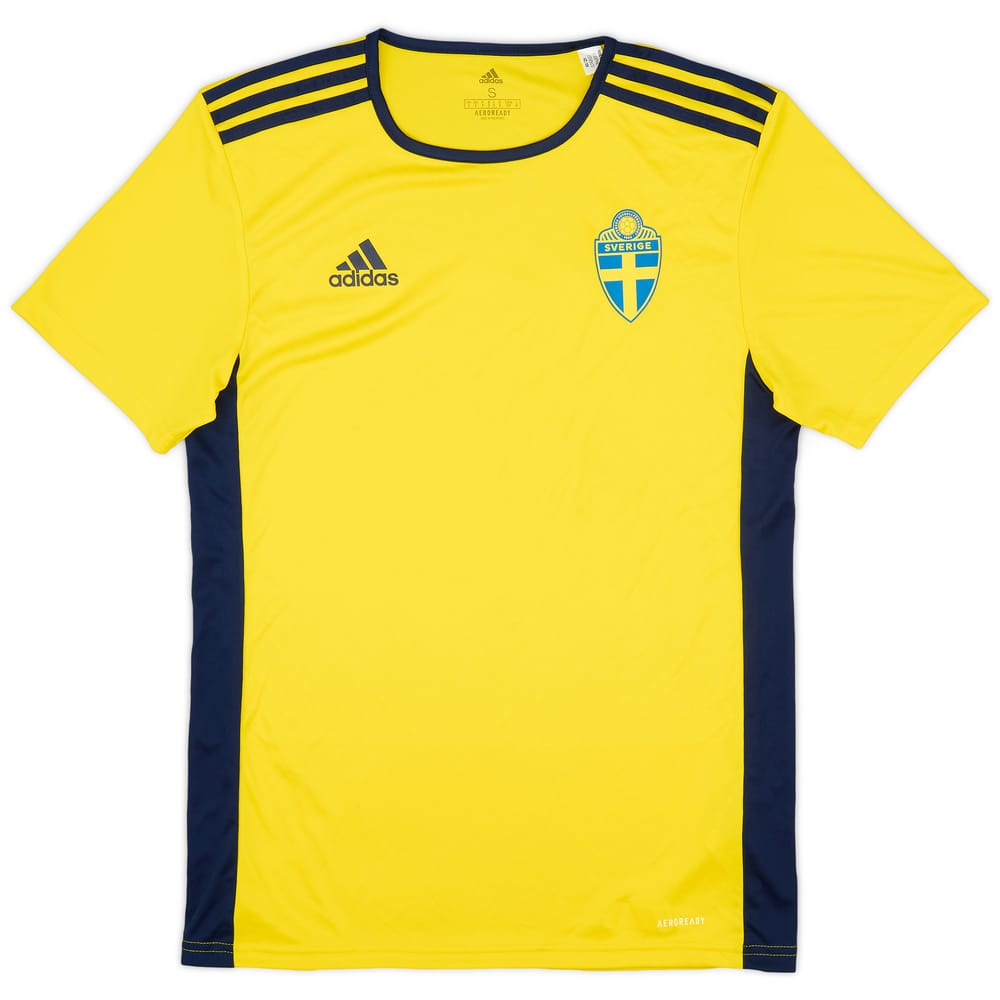 2021-22 Sweden adidas Training Shirt - 10/10 - (S)