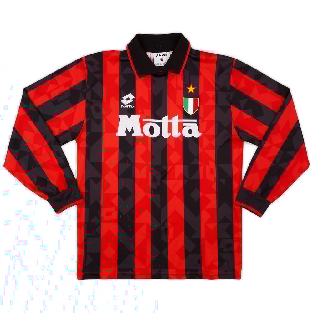 1993-94 AC Milan Home Shirt - 9/10 - (M)