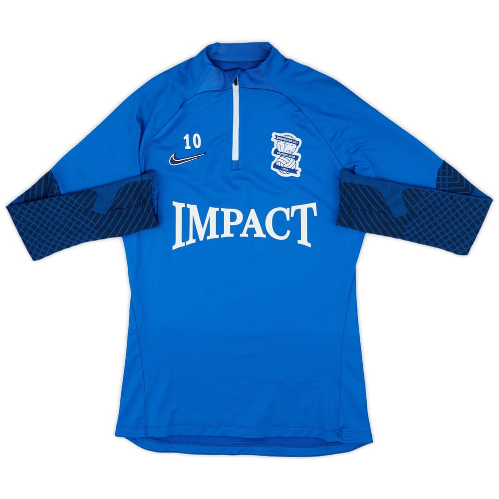 2022-23 Birmingham Nike Player Issue 1/4 Zip Training Top #10 - 7/10 - (S)