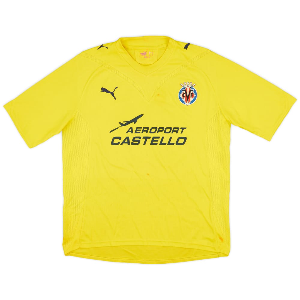 2009-10 Villarreal Home Shirt #19 - 7/10 - (L)
