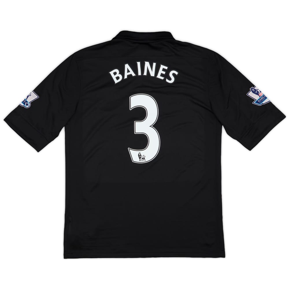 2012-13 Everton Away Shirt Baines #3 - 9/10 - (M)