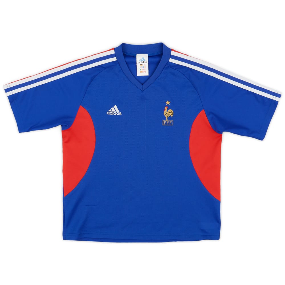 2002-04 France Home Shirt - 7/10 - (M.Boys)