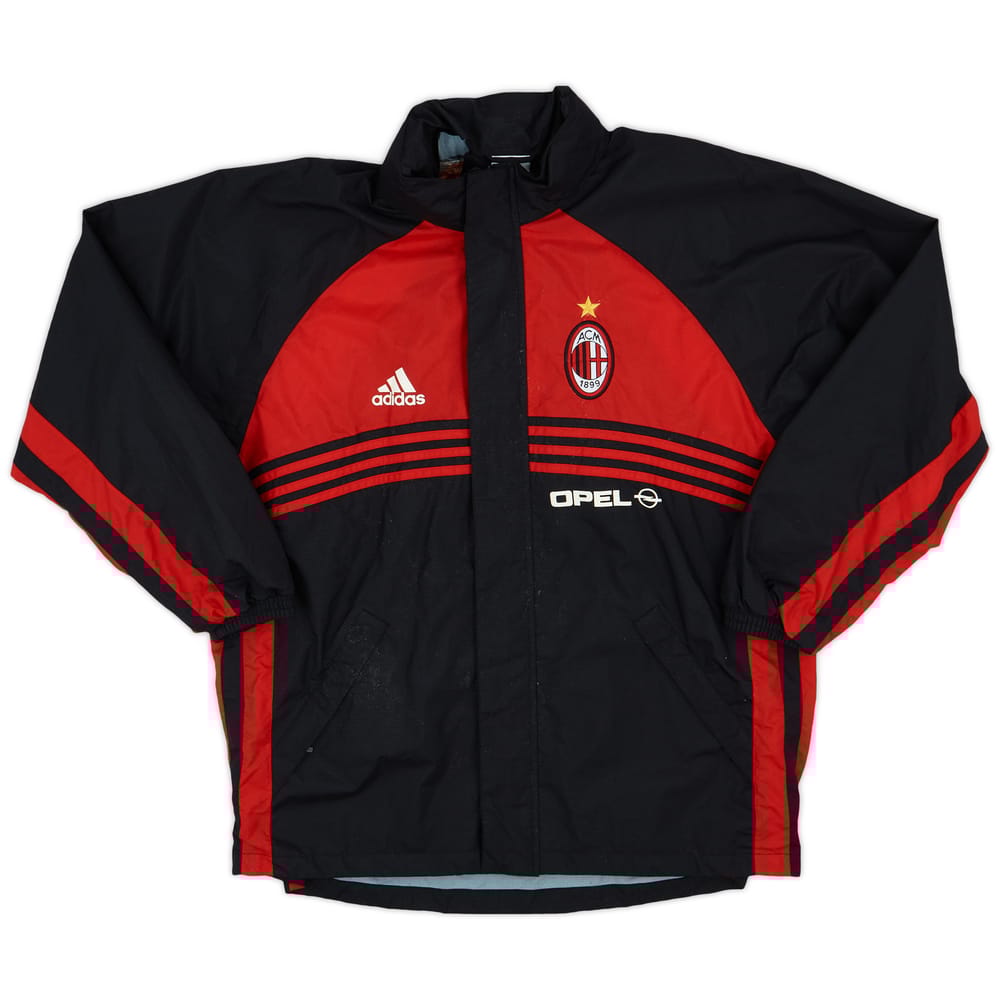 1998-00 AC Milan adidas Hooded Rain Jacket - 5/10 - (L)