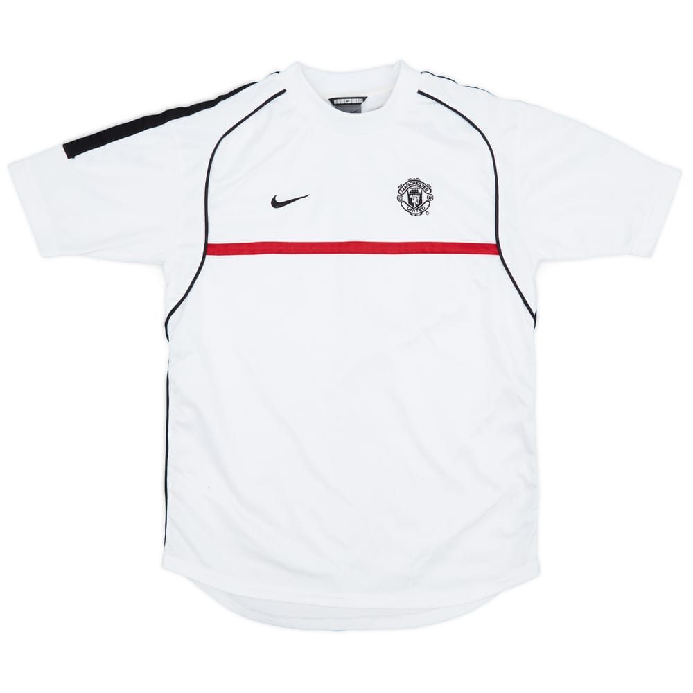 2002-03 Manchester United Nike Training Shirt - 8/10 - (XL.Boys)