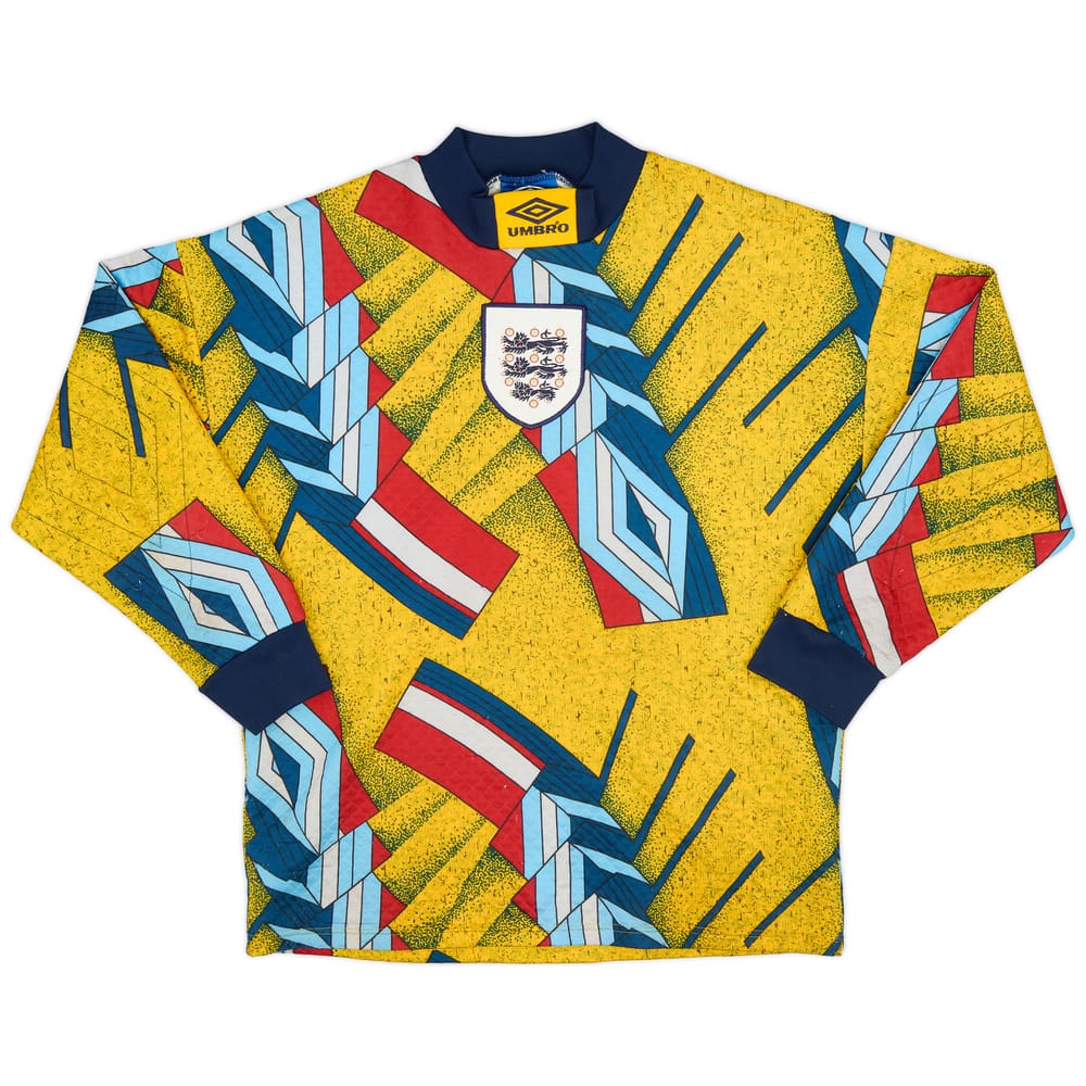 1993-95 England GK Shirt - 8/10 - (M)