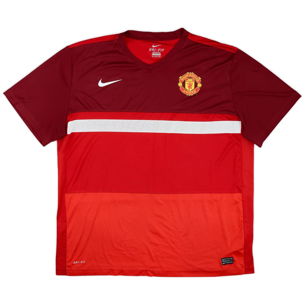2011-12 Manchester United Nike Training Shirt - 9/10 - (XXL)