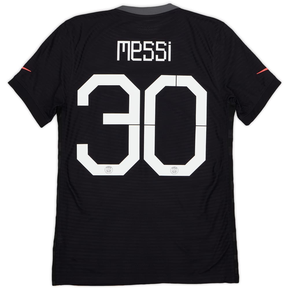 2021-22 Paris Saint-Germain Authentic Third Shirt Messi #30 - 9/10 - (S)