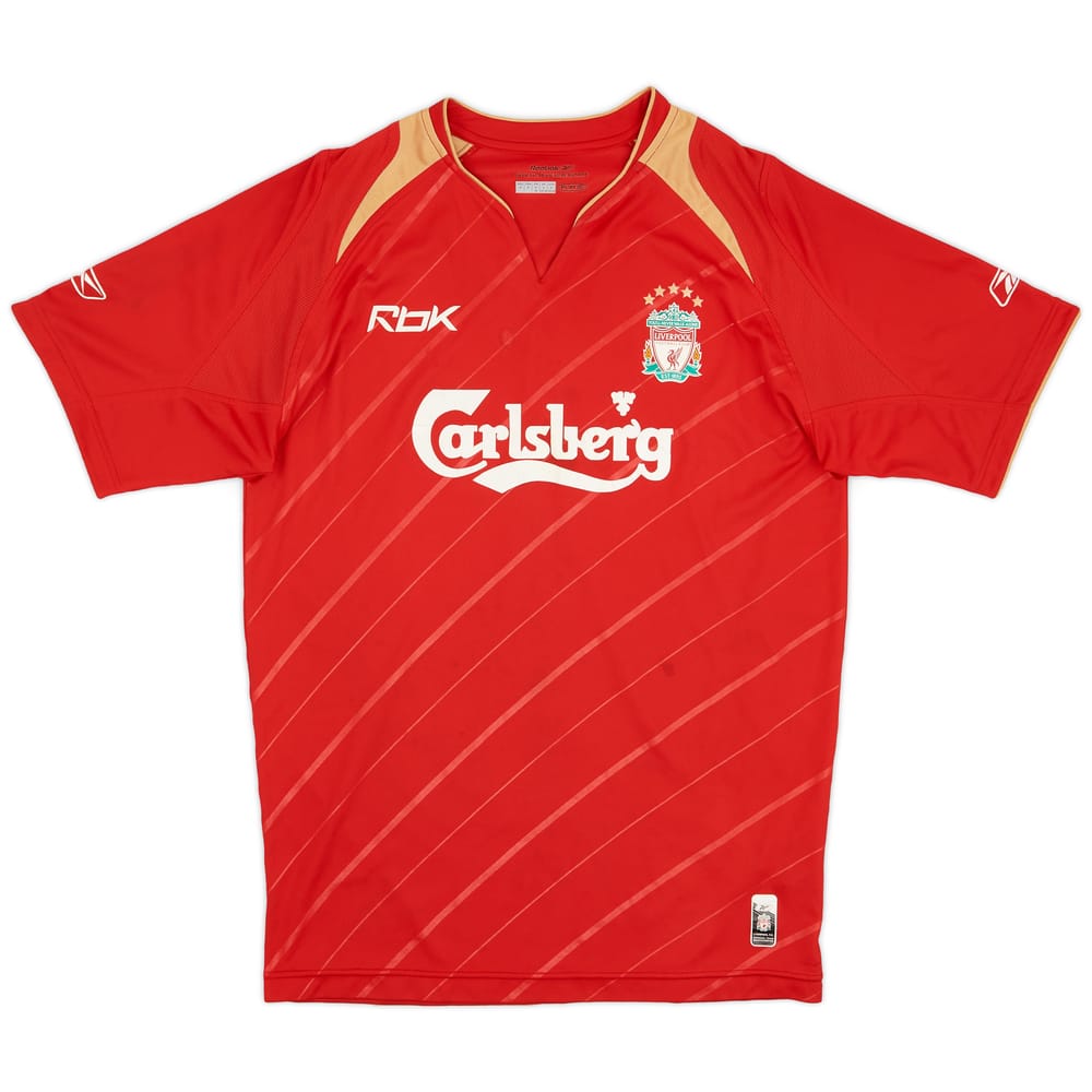 2005-06 Liverpool CL Home Shirt - 6/10 - (S)