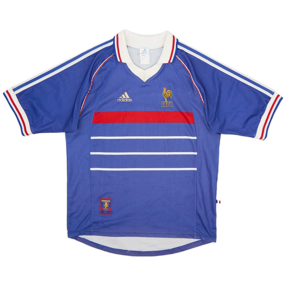 1998-00 France Home Shirt - 6/10 - (M)