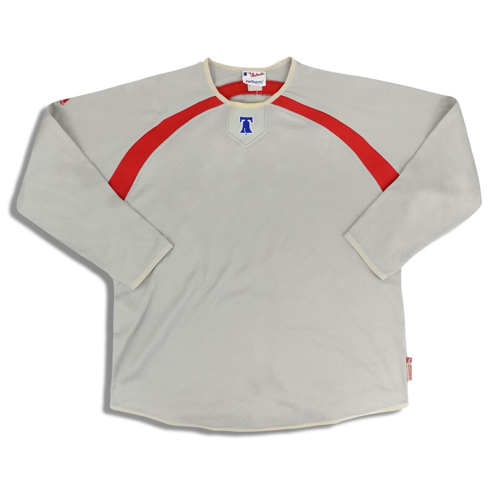 2010 Philadelphia Phillies Authentic Majestic Training Top XL