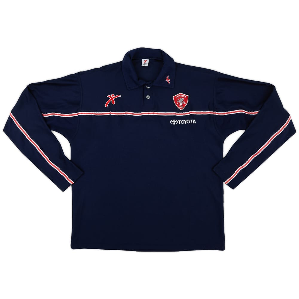 2003-04 Perugia Galex Polo L/S Shirt - 9/10 - (L)