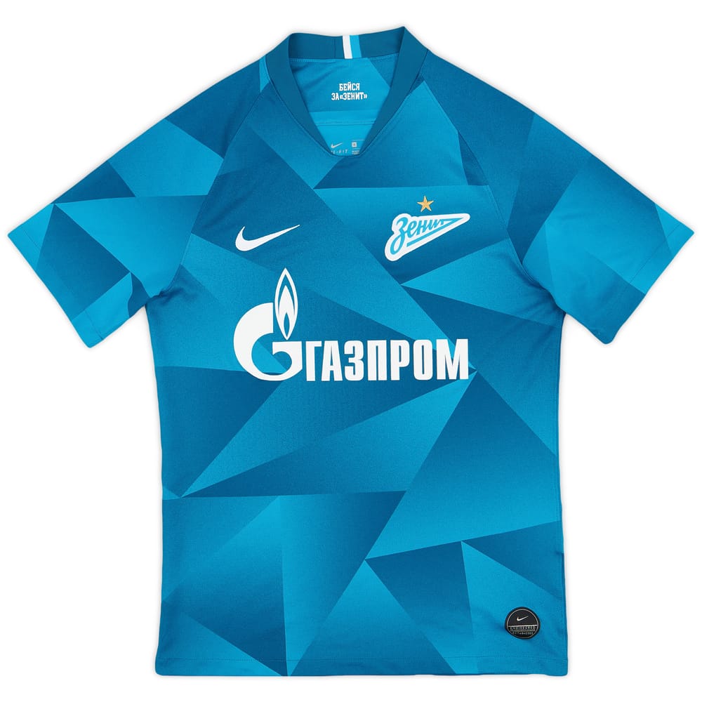 2019-20 Zenit St. Petersburg Home Shirt - 9/10 - (S)