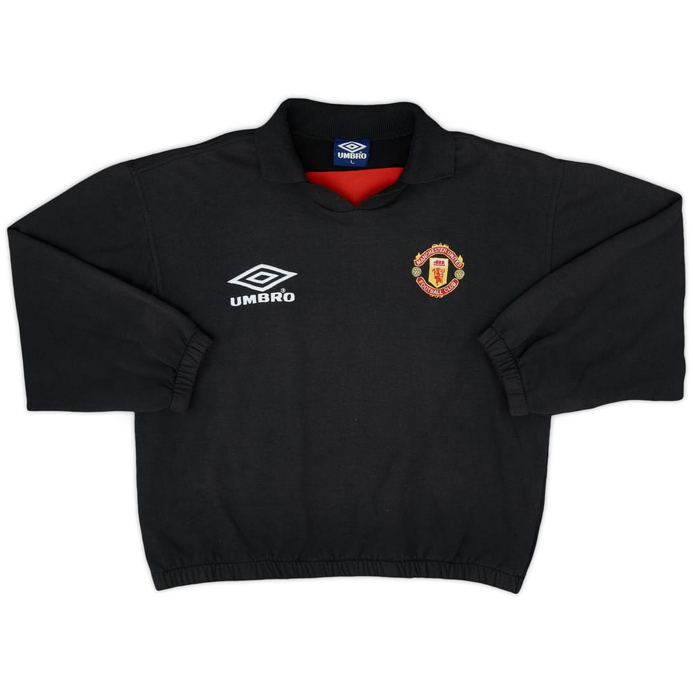 1992-93 Manchester United Umbro Drill Top - 7/10 - (L)