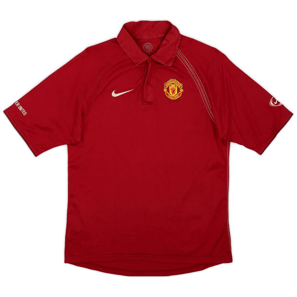 2004-05 Manchester United Nike Polo Shirt - 9/10 - (S)