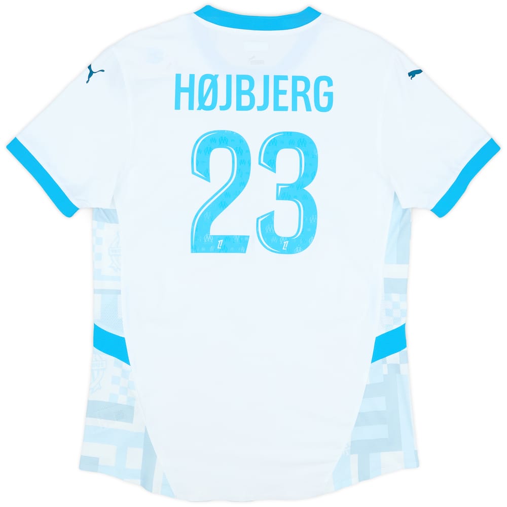 2024-25 Olympique Marseille Authentic Home Shirt Hojbjerg #23