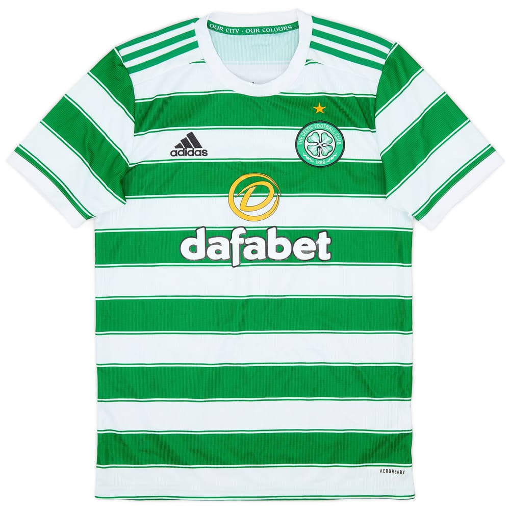 2021-22 Celtic Home Shirt - 8/10 - (S)